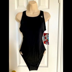 NWT TYR Competitive Swimsuit Black Size 36